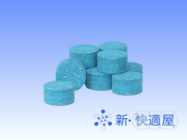 臭チャット 錠剤タイプ 1kg (仮設トイレ用消臭抗菌剤、約222錠入)